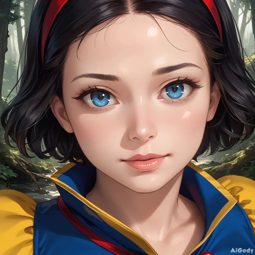 Cute Snow White portrait