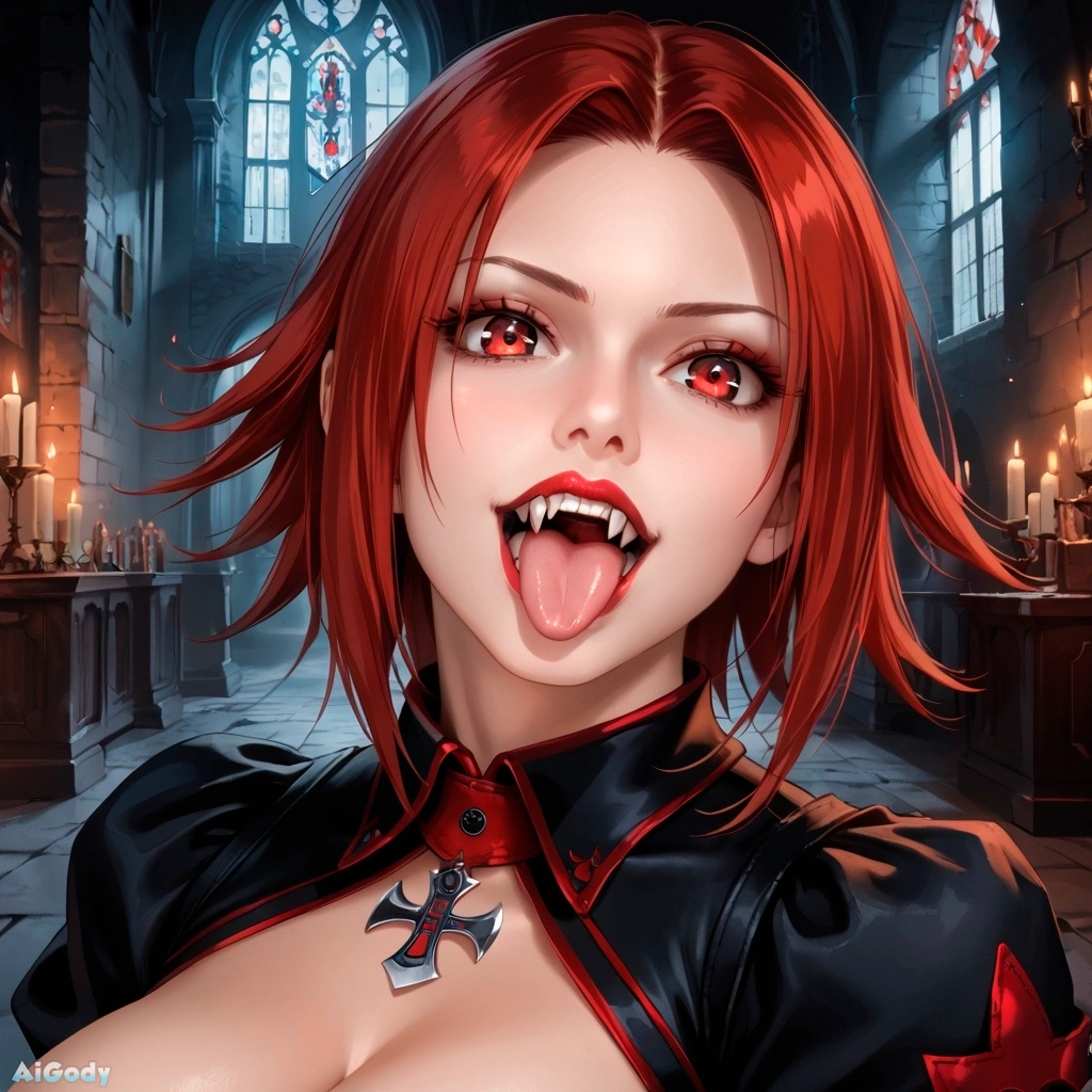 BloodRayne wants cum in her mouth