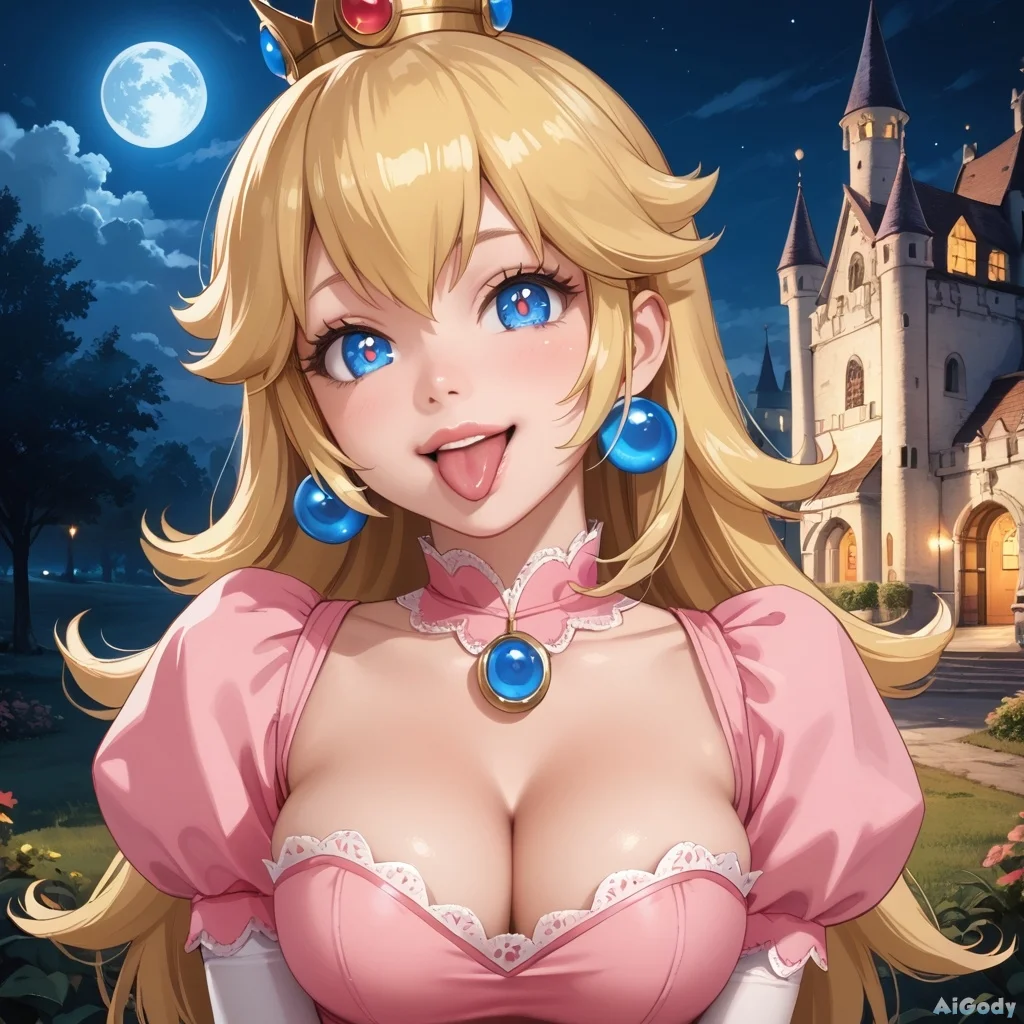 Cute and sexy Princess Peach