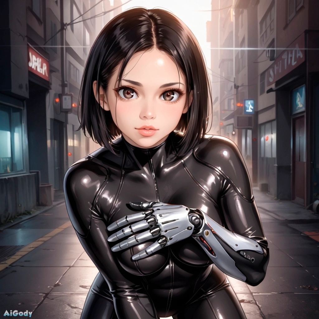 Modest and sexy Alita Battle Angel