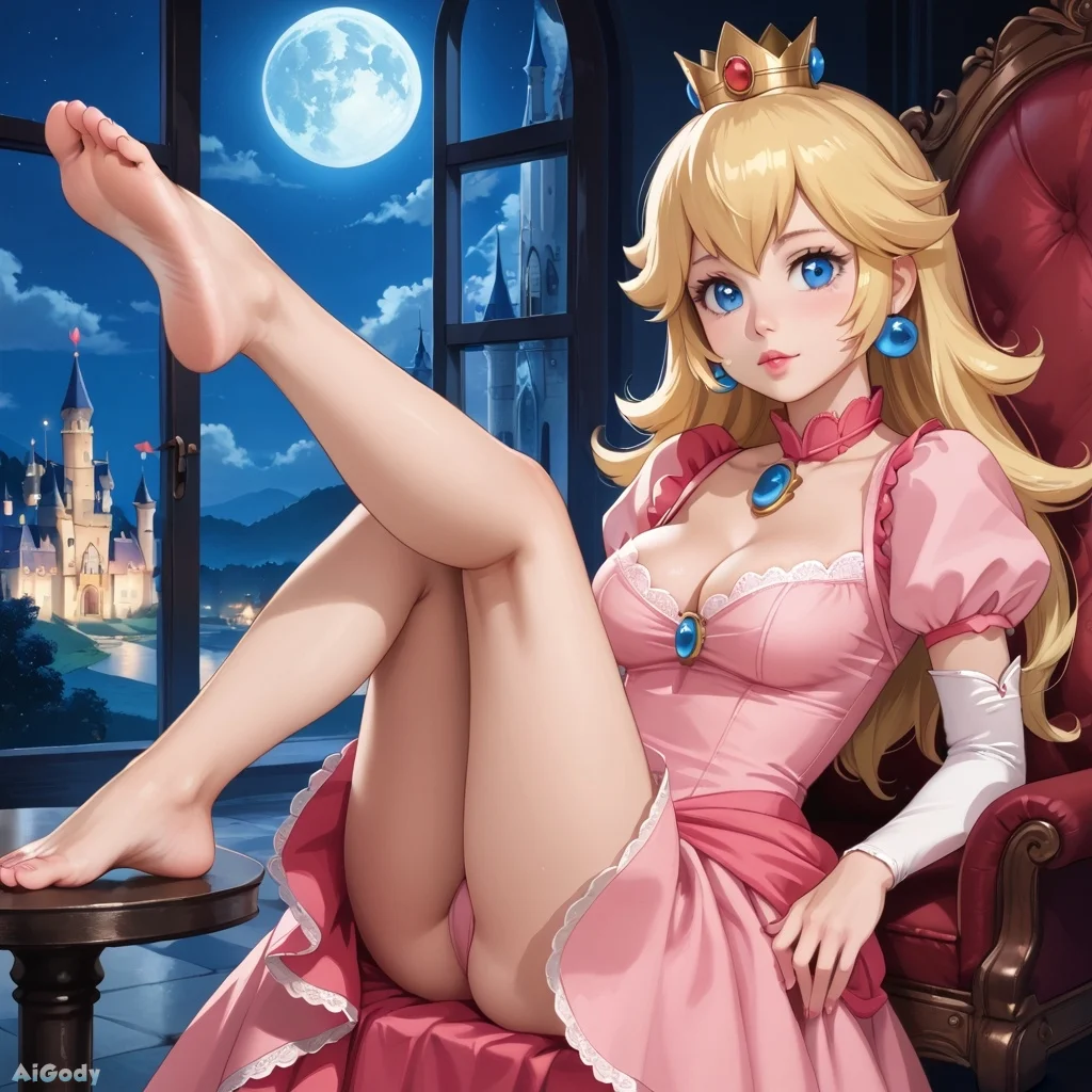 Princess Peach is waiting for a savior